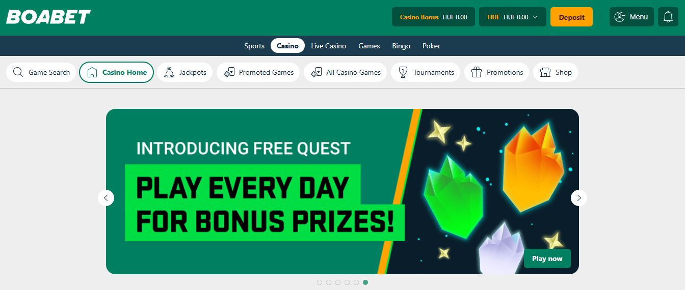 Játssz minden nap ingyen küldetéssel és nyerj bónusz díjakat